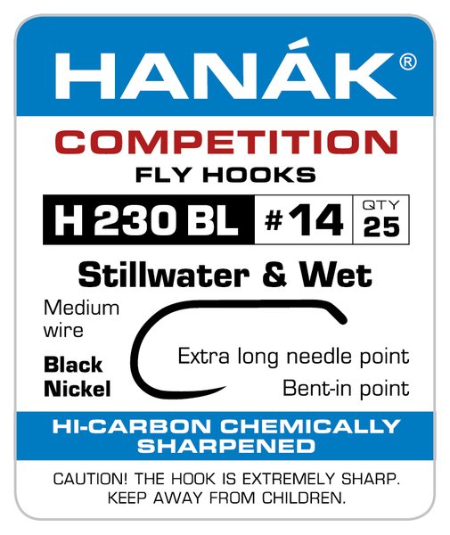 Hanak H 230 BL Nymph/Stillwater/Wet Fly Hook
